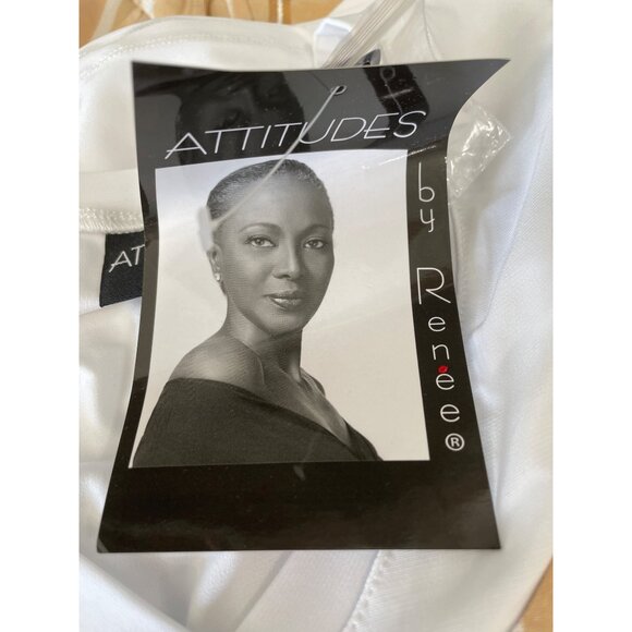 Attitudes by Renee Button Front Maxi Vest with Tee Set Womens M Roman Sand NEW - Picture 5 of 7